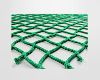 Construction site fall prevention safety net